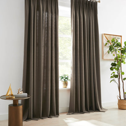 Oakley Cross Linen Texture Curtains