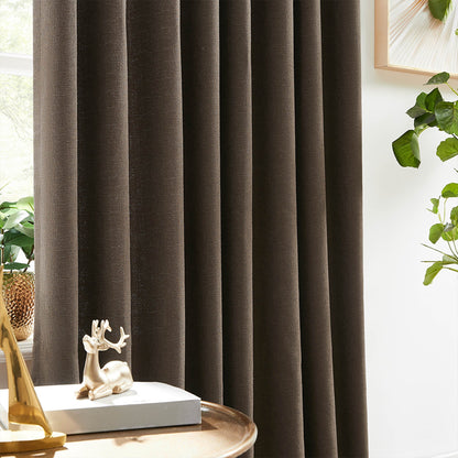 Oakley Cross Linen Texture Curtains