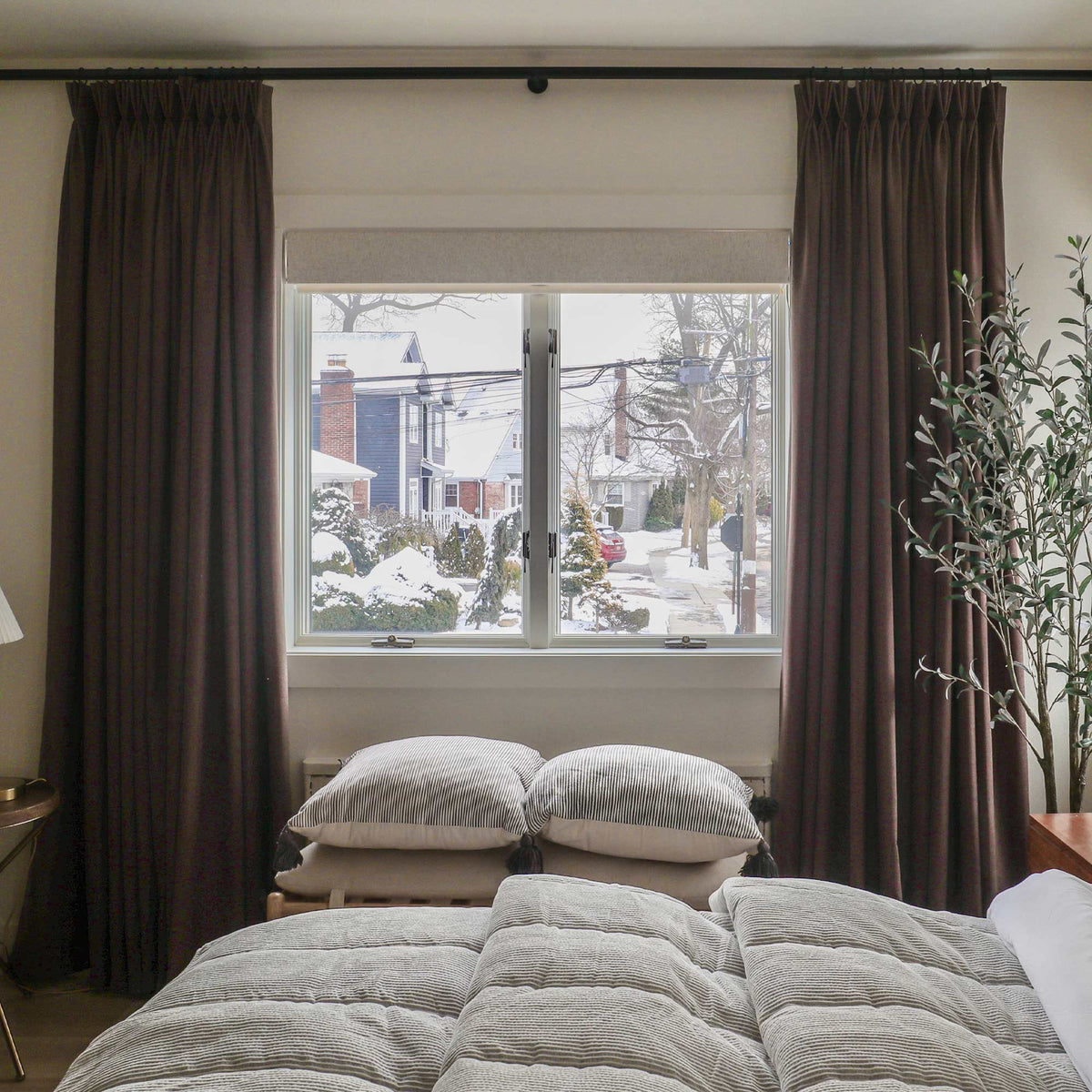 Oakley Cross Linen Texture Curtains