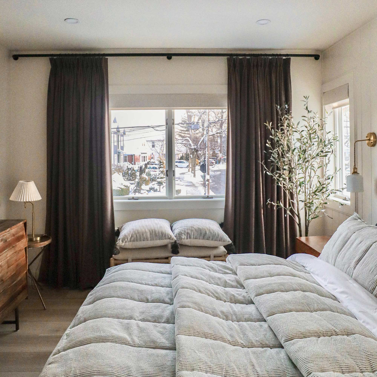 Oakley Cross Linen Texture Curtains
