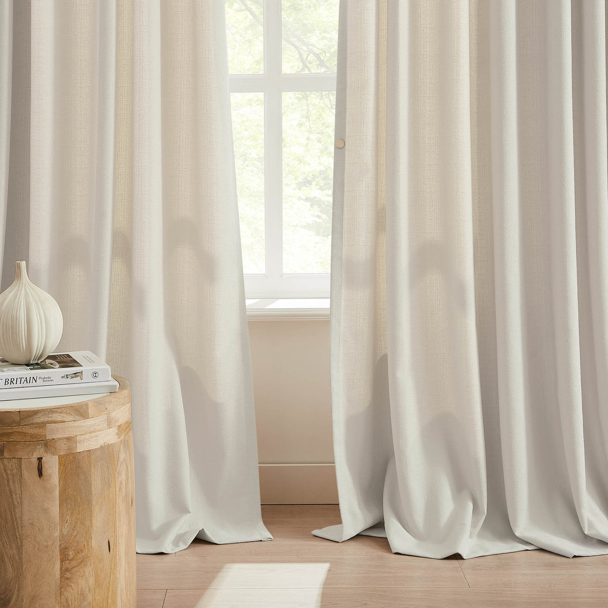 Oakley Cross Linen Texture Curtains