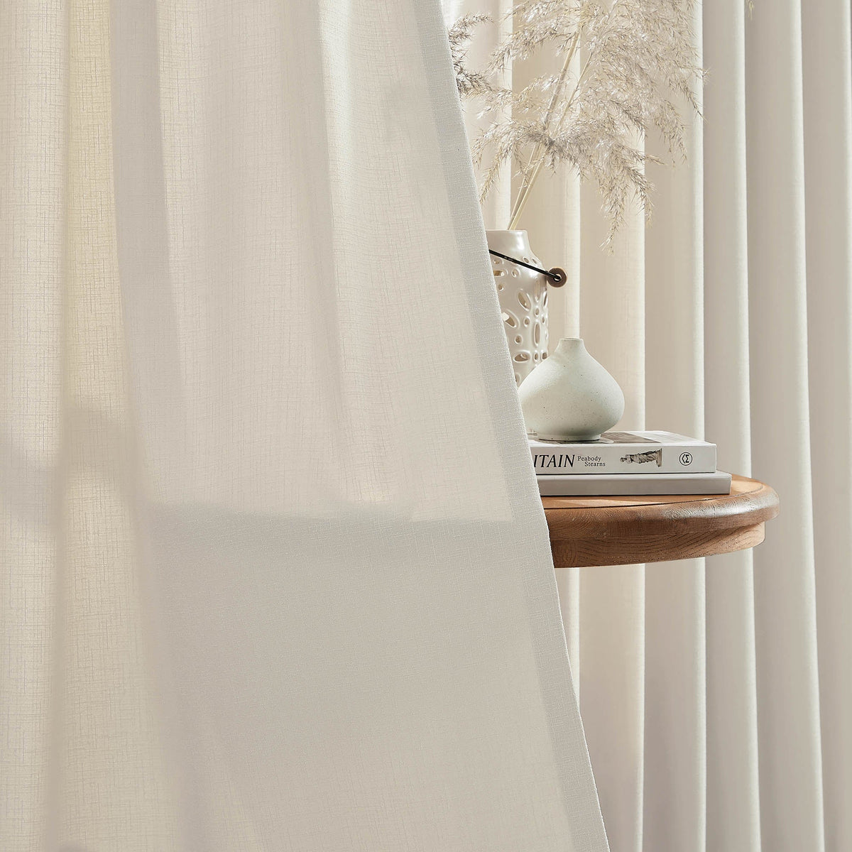 Oakley Cross Linen Texture Curtains