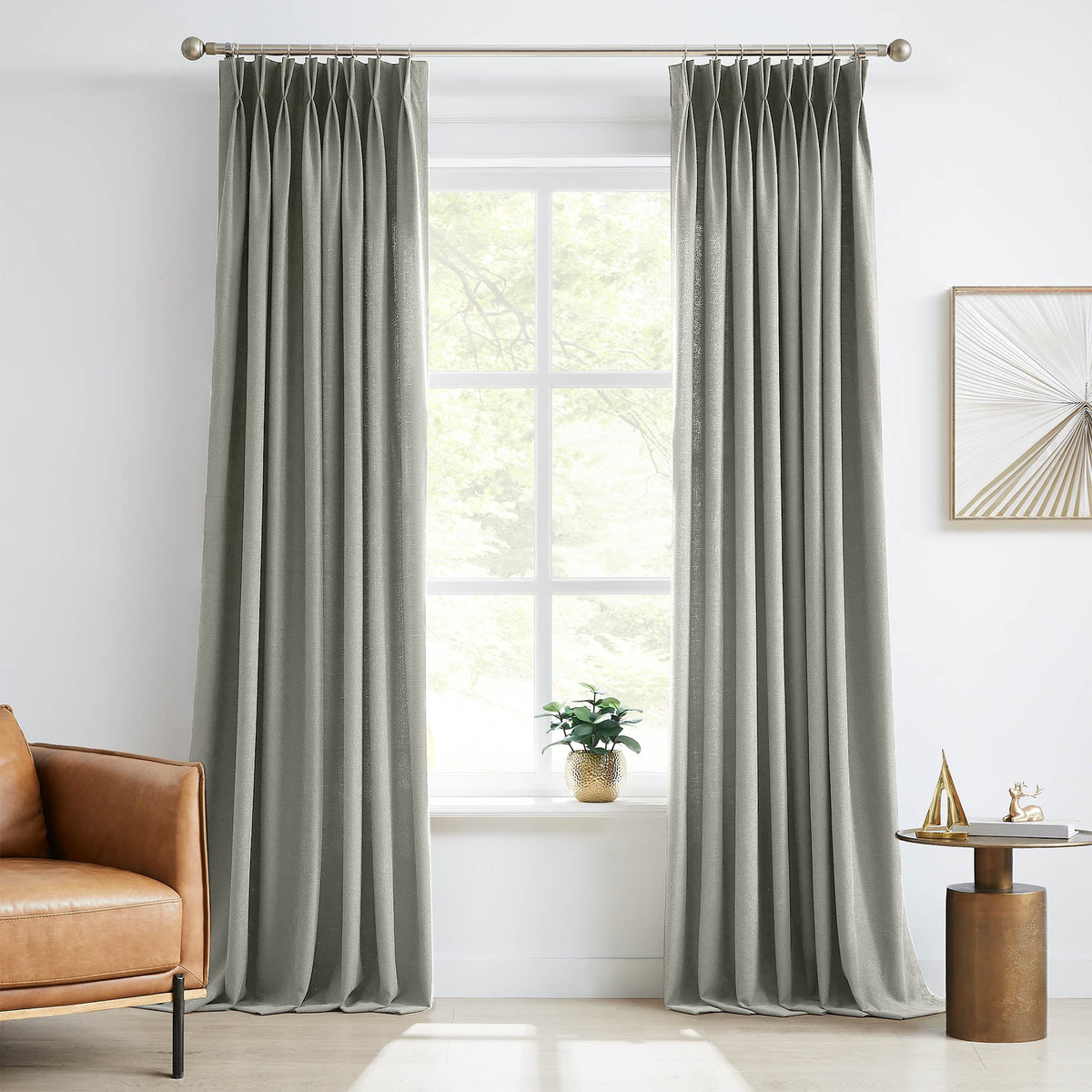 Oakley Cross Linen Texture Curtains