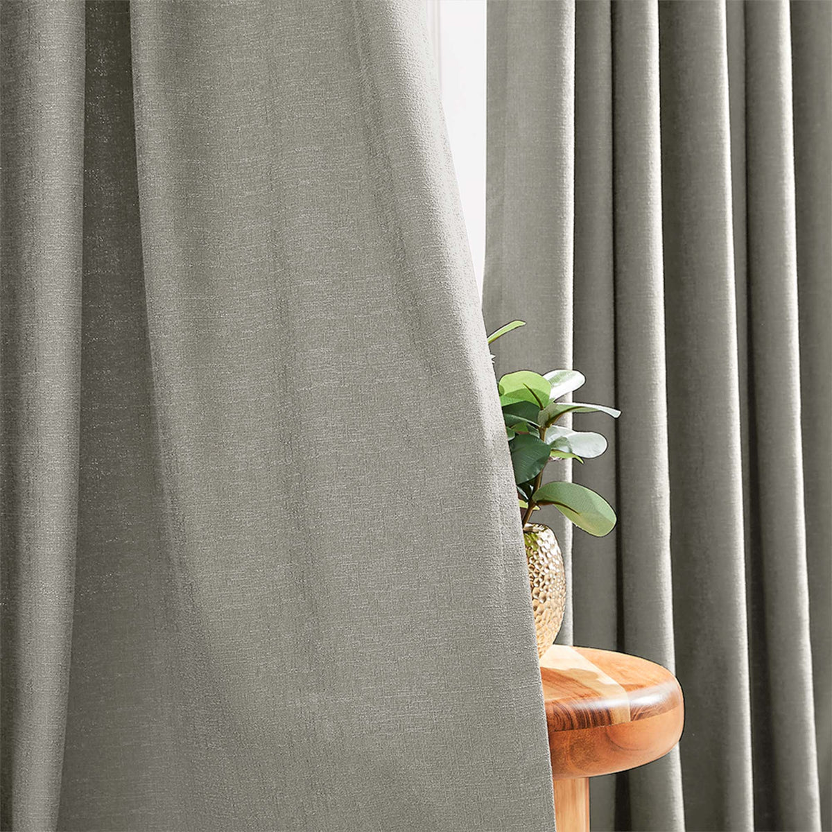 Oakley Cross Linen Texture Curtains