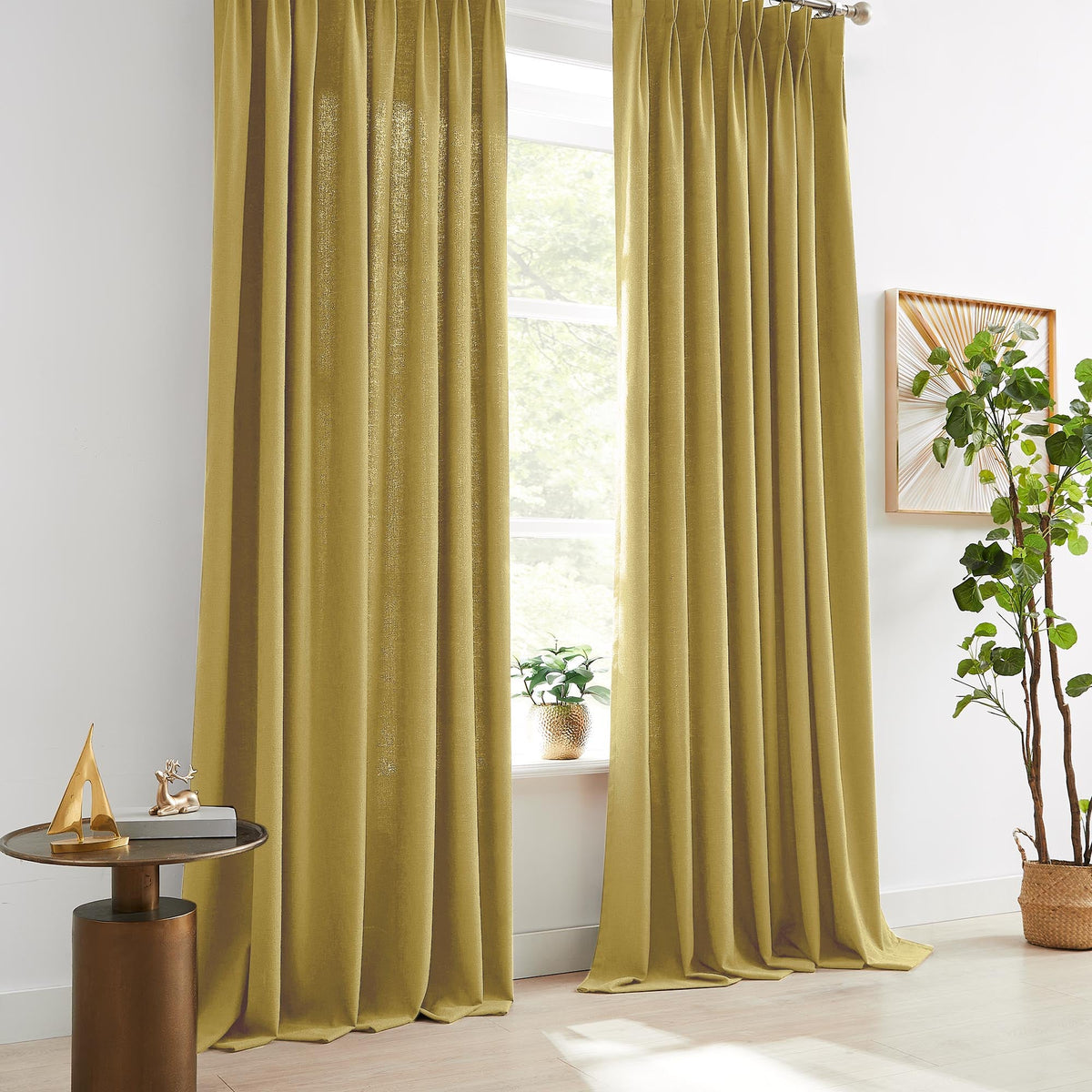 Oakley Cross Linen Texture Curtains