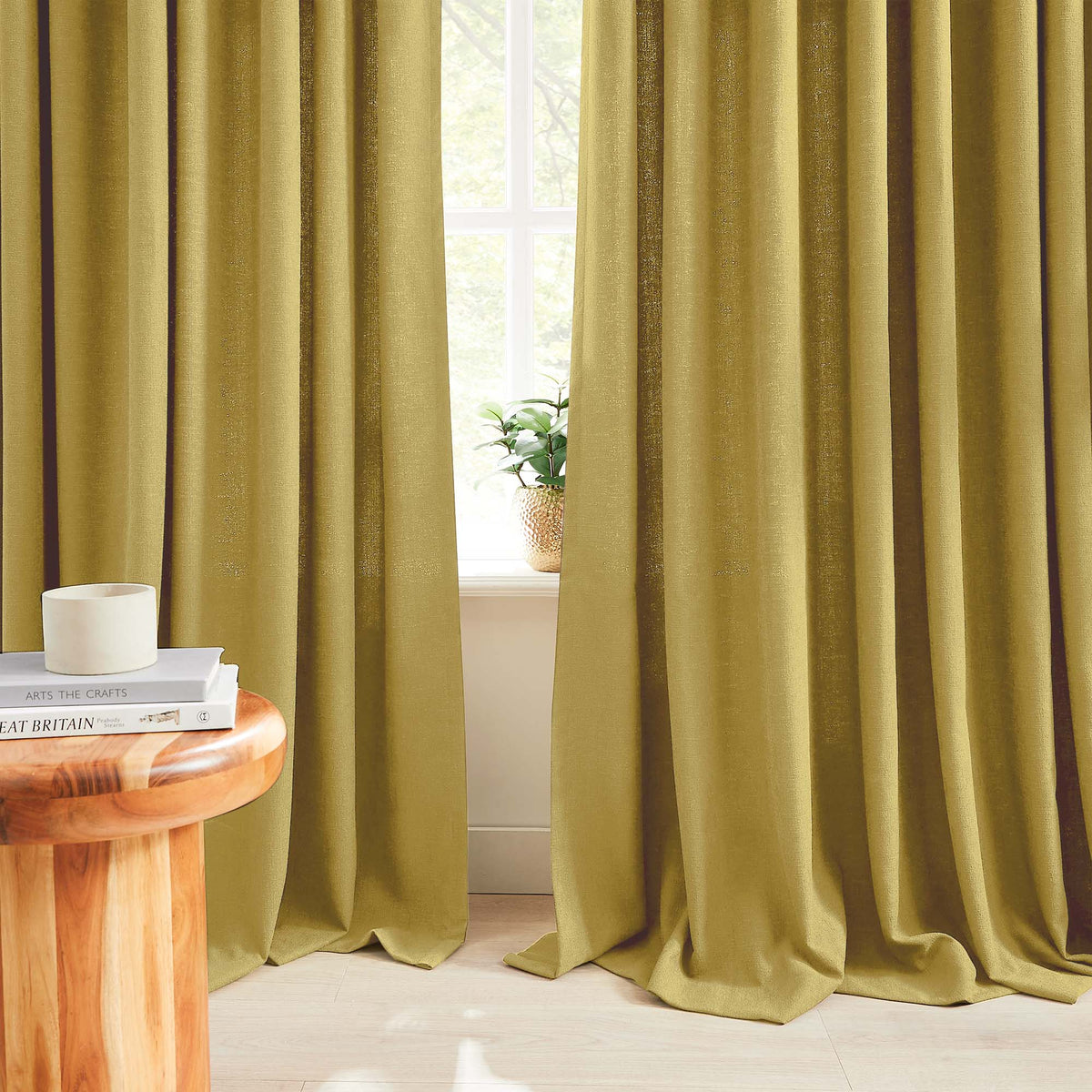 Oakley Cross Linen Texture Curtains