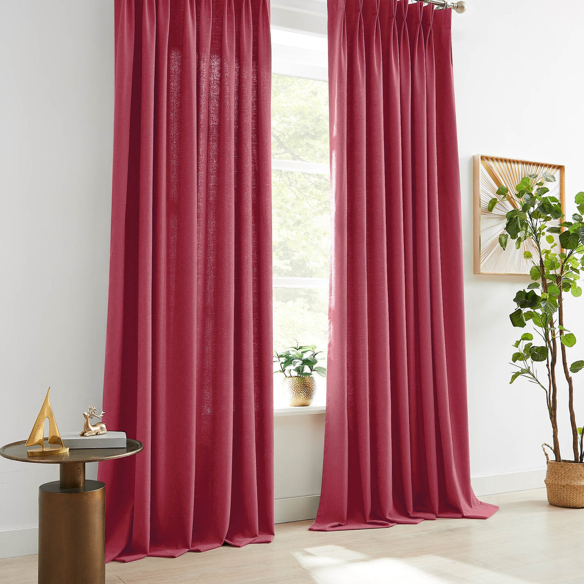 Oakley Cross Linen Texture Curtains