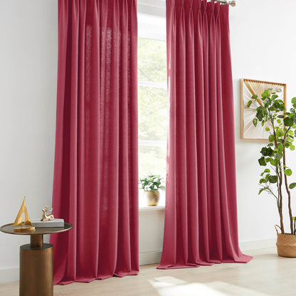 Oakley Cross Linen Texture Curtains