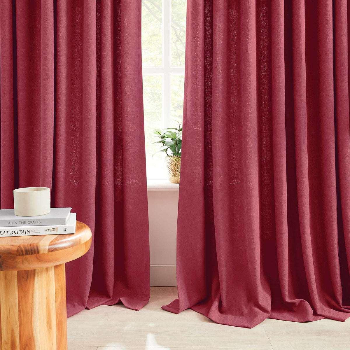 Oakley Cross Linen Texture Curtains