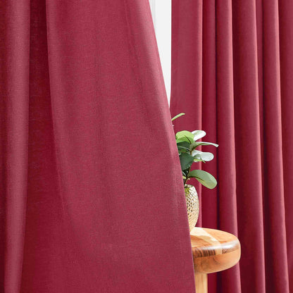 Oakley Cross Linen Texture Curtains