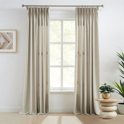 Oakley Cross Linen Texture Curtains