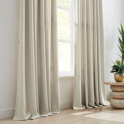 Oakley Cross Linen Texture Curtains