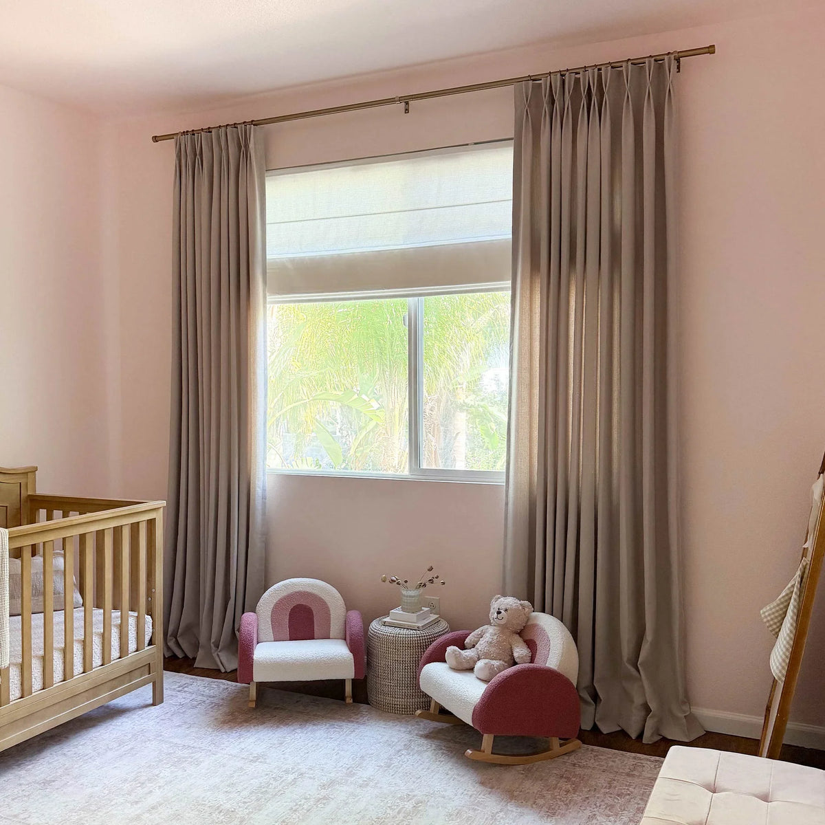 Oakley Cross Linen Texture Curtains