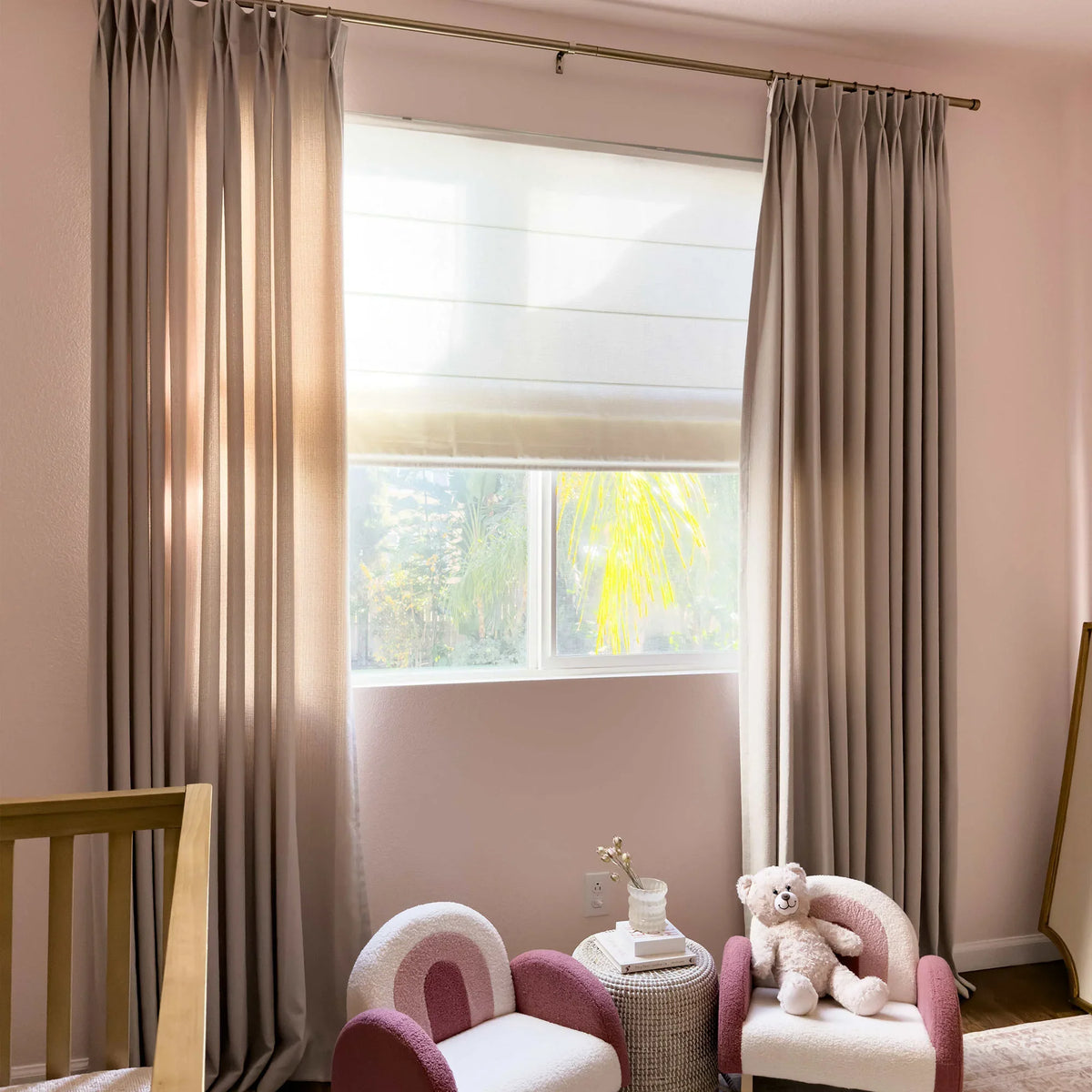 Oakley Cross Linen Texture Curtains