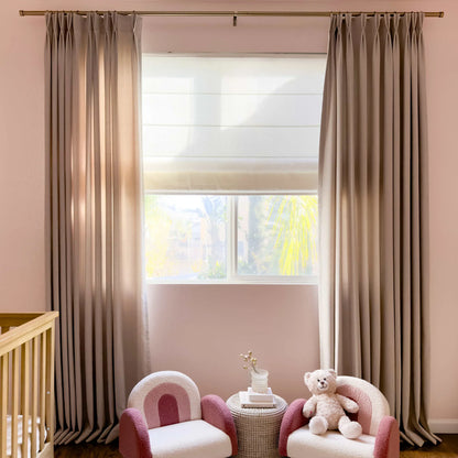 Oakley Cross Linen Texture Curtains