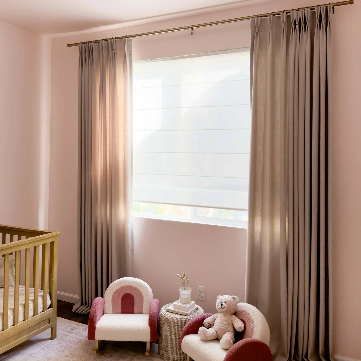 Oakley Cross Linen Texture Curtains