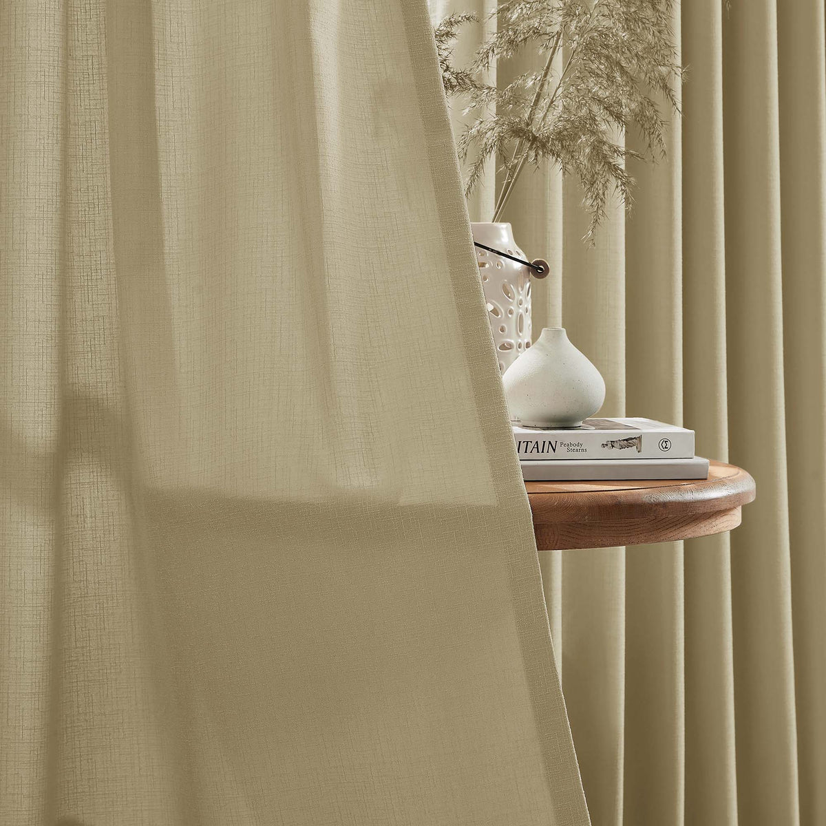 Oakley Cross Linen Texture Curtains