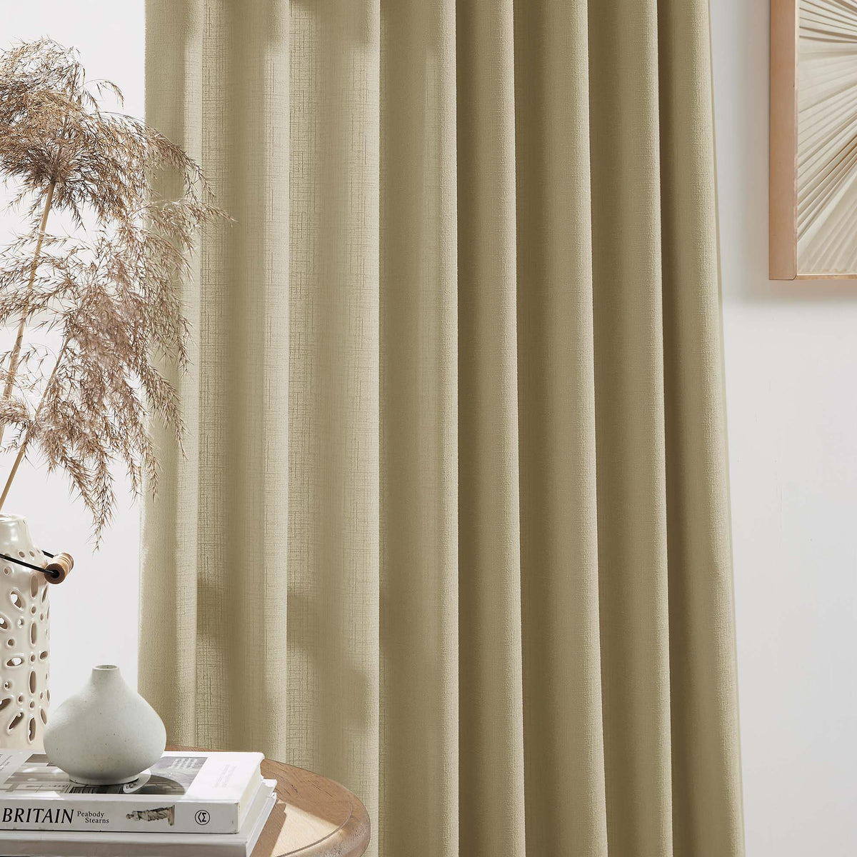 Oakley Cross Linen Texture Curtains