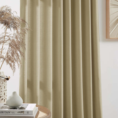 Oakley Cross Linen Texture Curtains