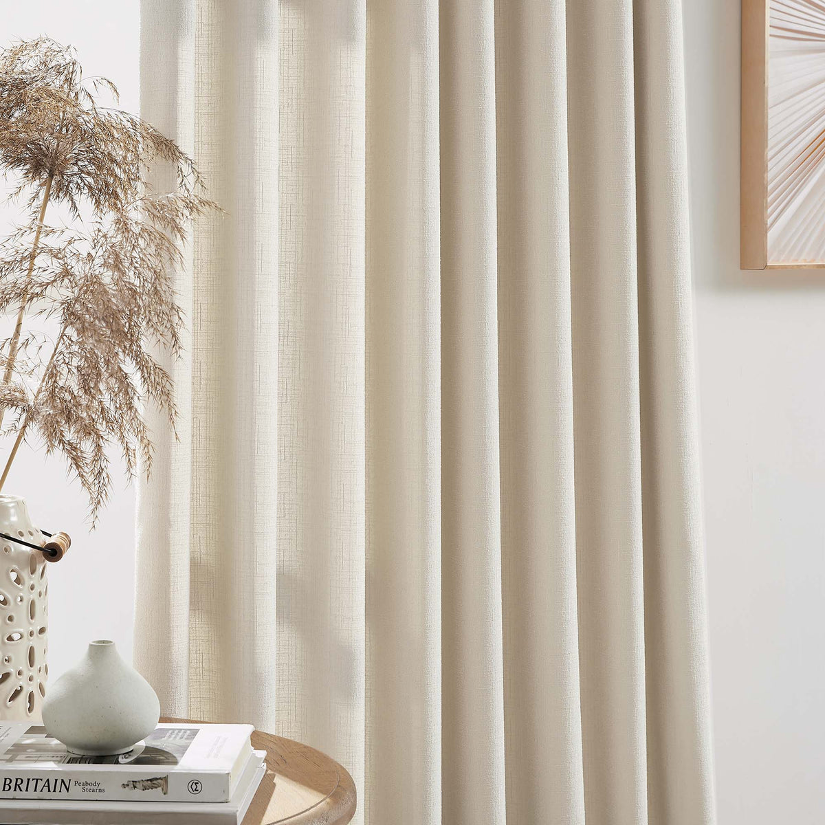 Oakley Cross Linen Texture Curtains