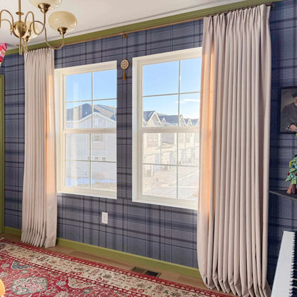 Oakley Cross Linen Texture Curtains