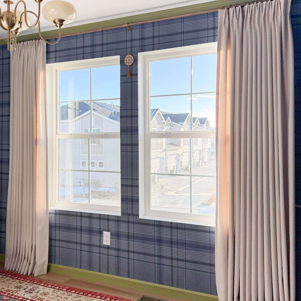 Oakley Cross Linen Texture Curtains