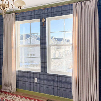Oakley Cross Linen Texture Curtains