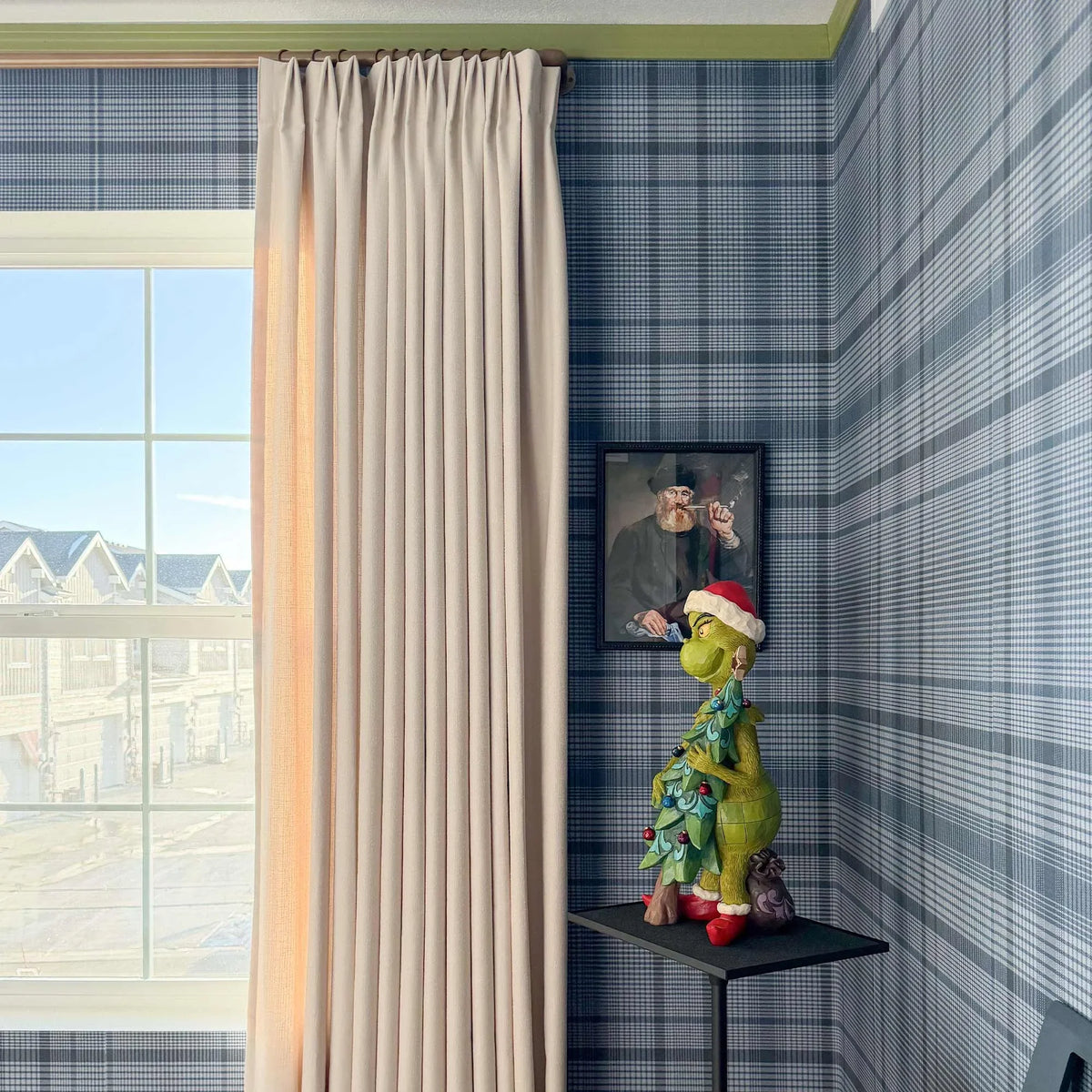 Oakley Cross Linen Texture Curtains