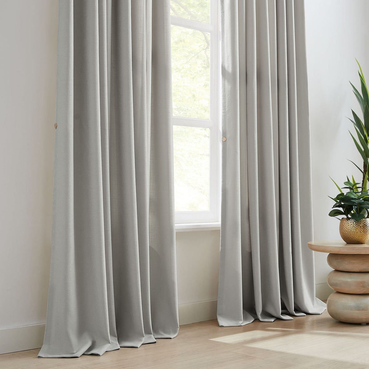 Oakley Cross Linen Texture Curtains