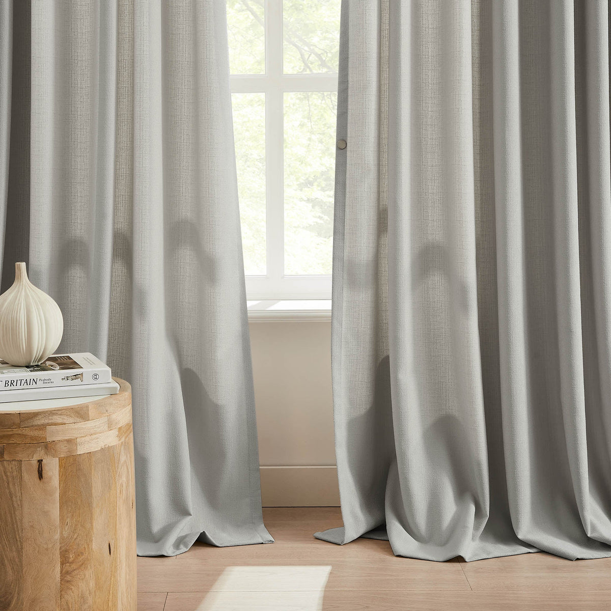 Oakley Cross Linen Texture Curtains