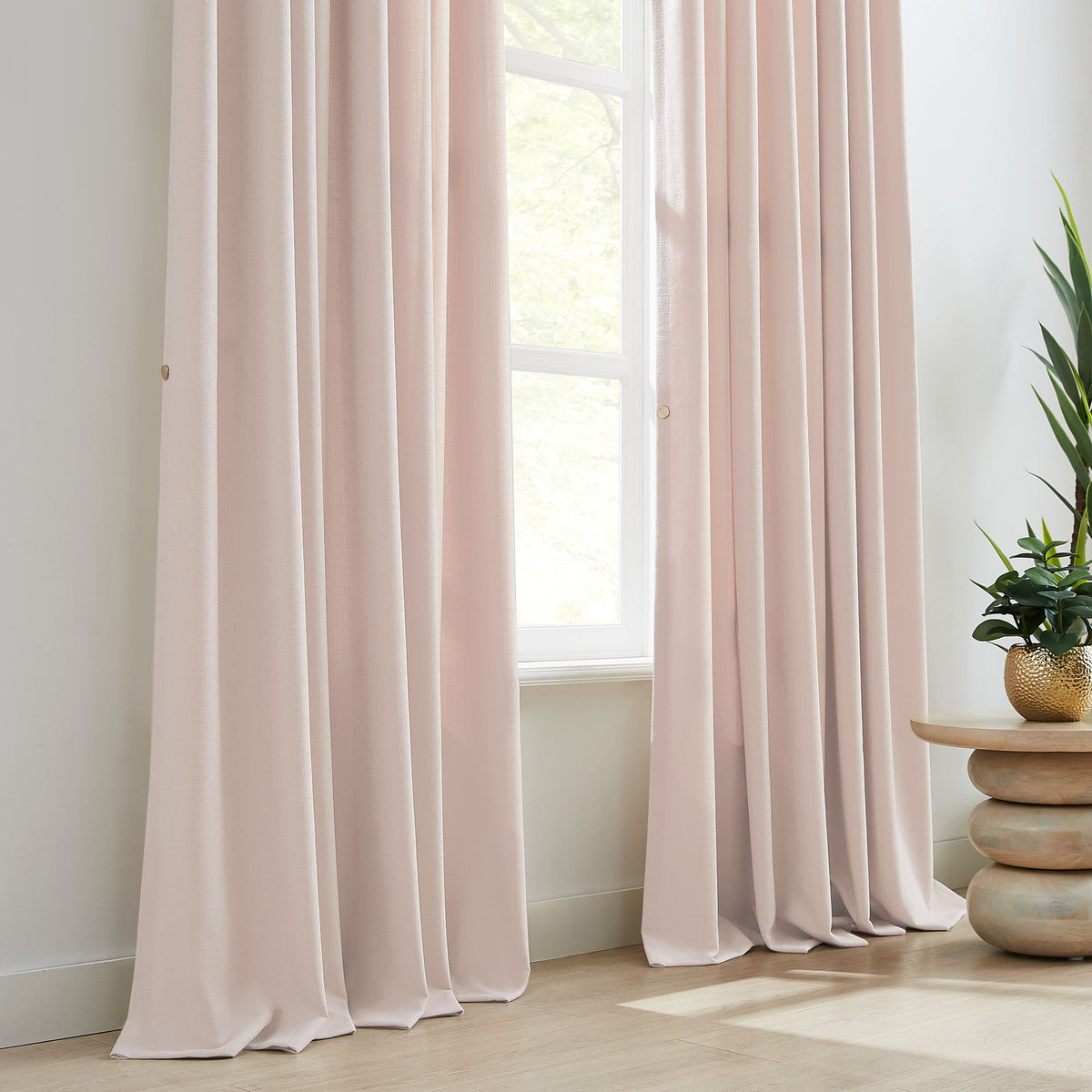 Oakley Cross Linen Texture Curtains