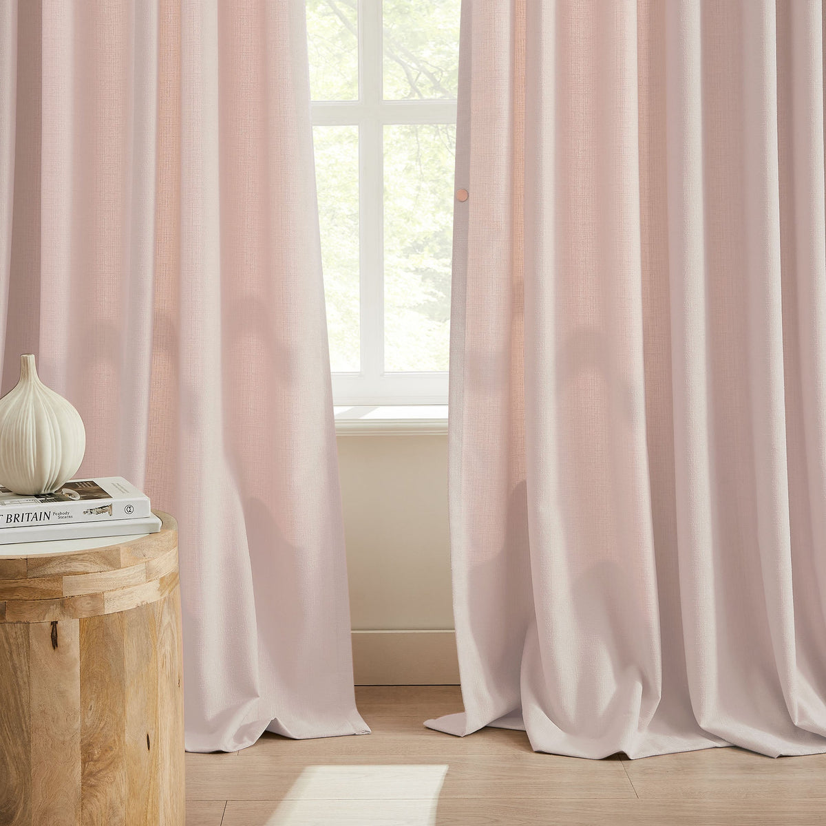 Oakley Cross Linen Texture Curtains