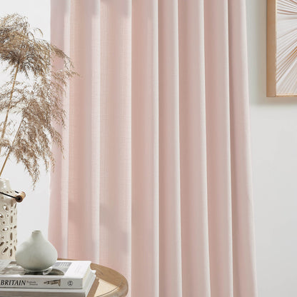 Oakley Cross Linen Texture Curtains