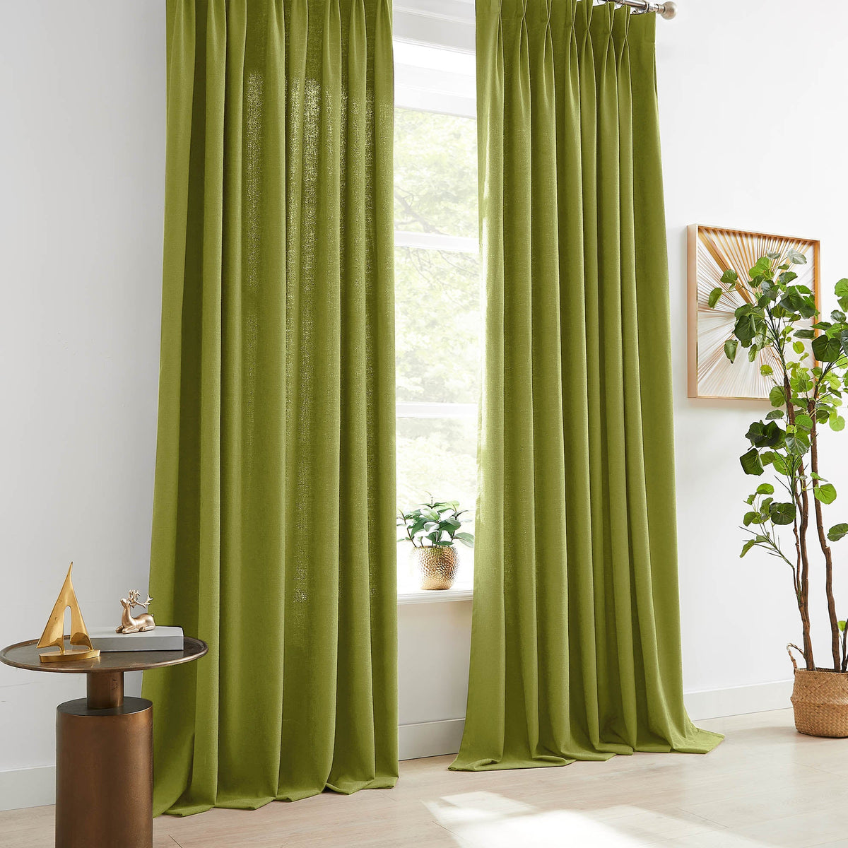 Oakley Cross Linen Texture Curtains