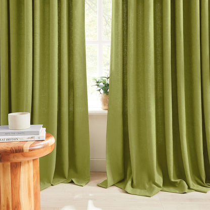 Oakley Cross Linen Texture Curtains