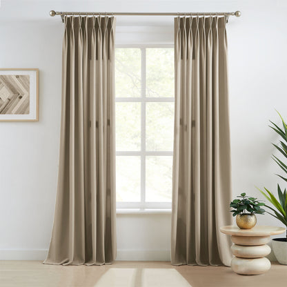 Oakley Cross Linen Texture Curtains