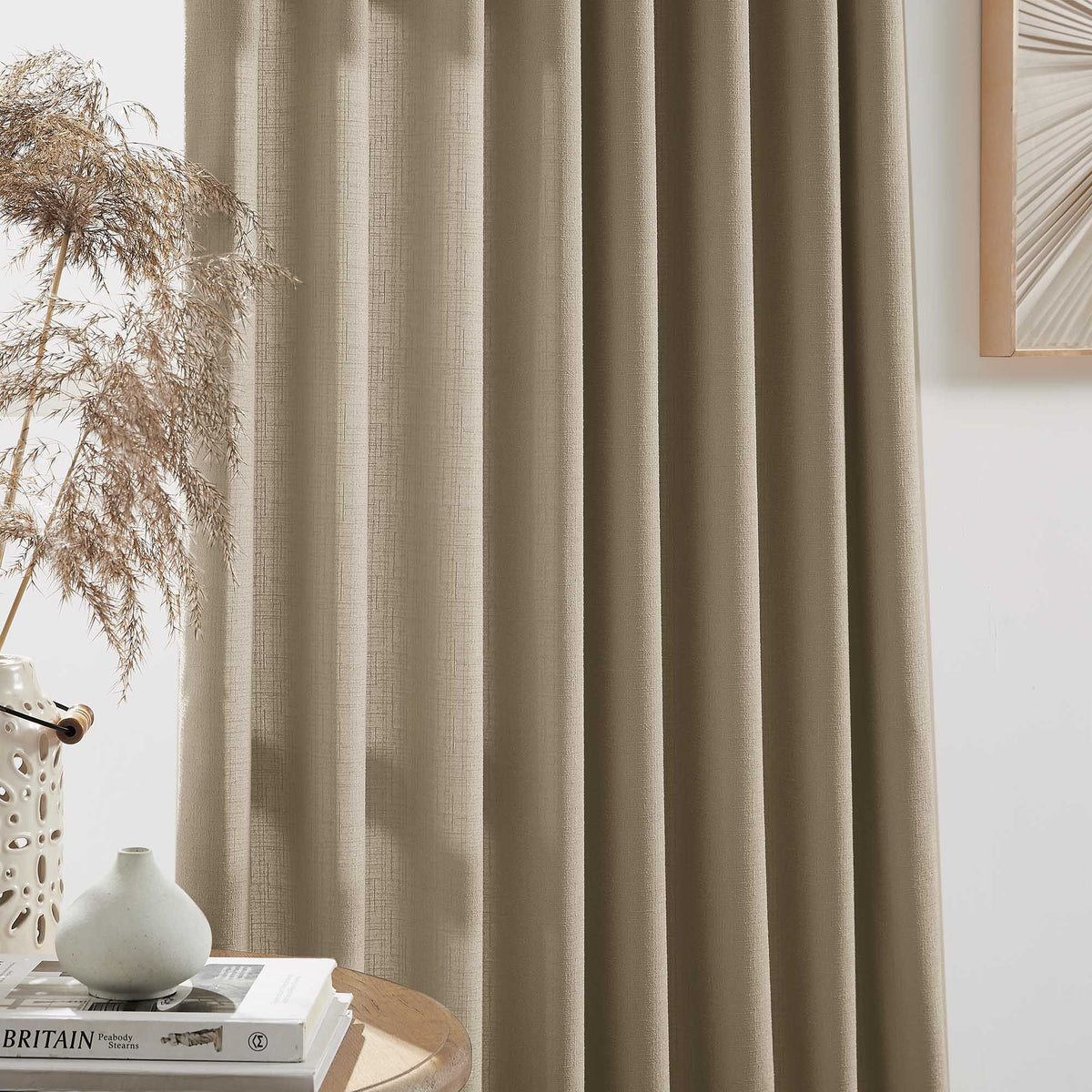 Oakley Cross Linen Texture Curtains