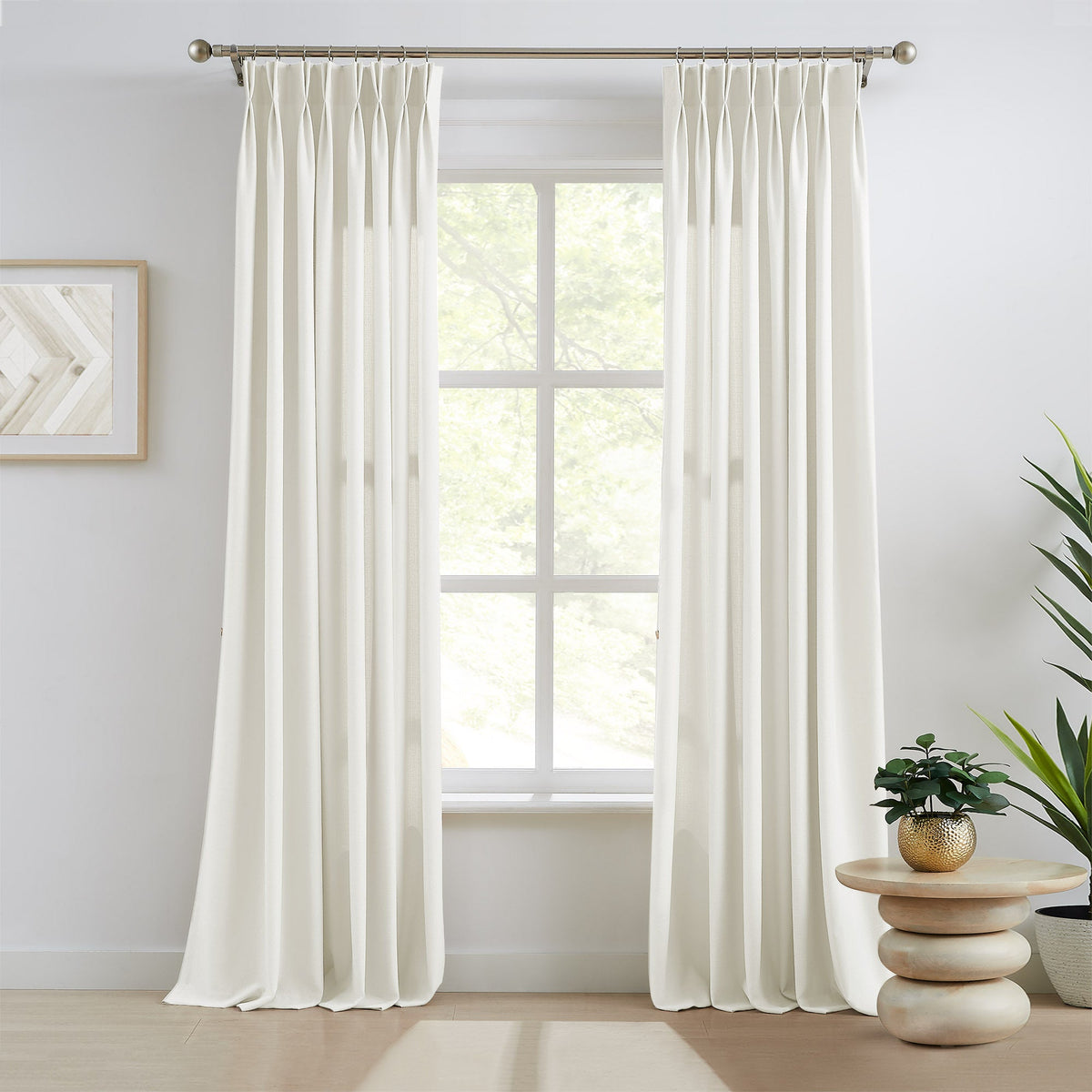 Oakley Cross Linen Texture Curtains