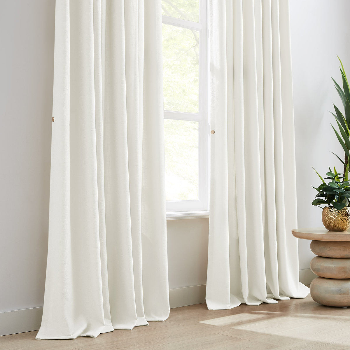 Oakley Cross Linen Texture Curtains