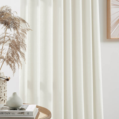 Oakley Cross Linen Texture Curtains