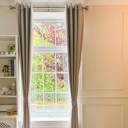 Oakley Cross Linen Texture Curtains