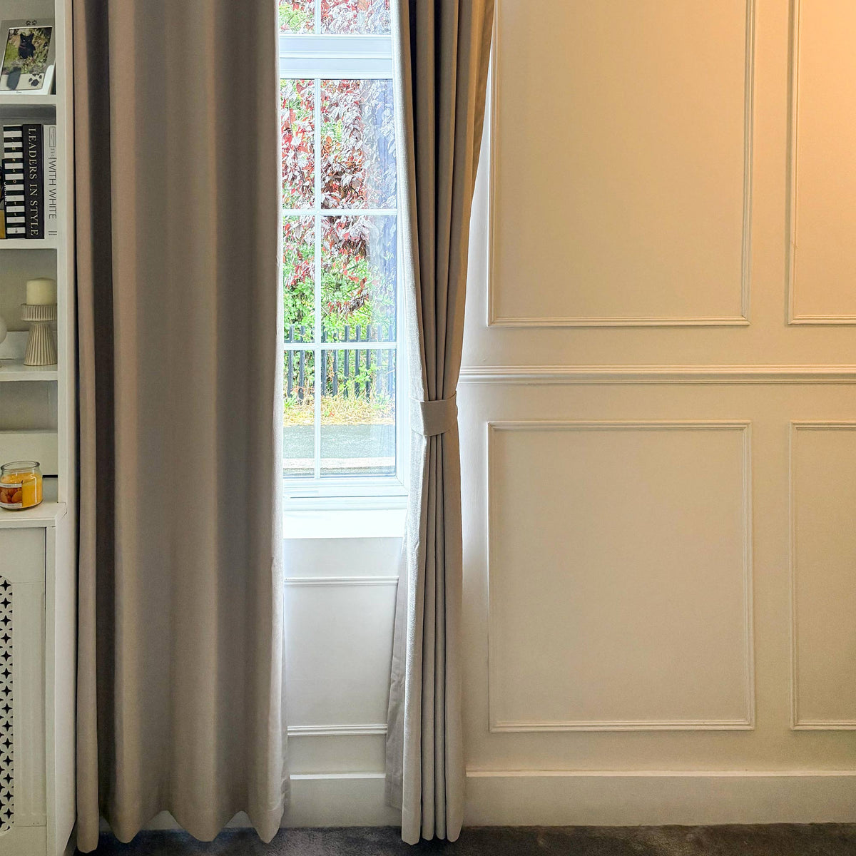 Oakley Cross Linen Texture Curtains