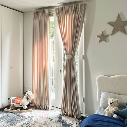 Oakley Cross Linen Texture Curtains