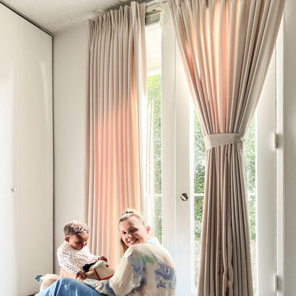 Oakley Cross Linen Texture Curtains