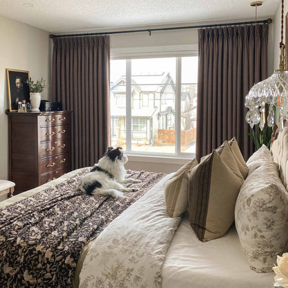 Oakley Cross Linen Texture Curtains