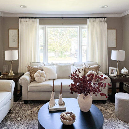 Oakley Cross Linen Texture Curtains