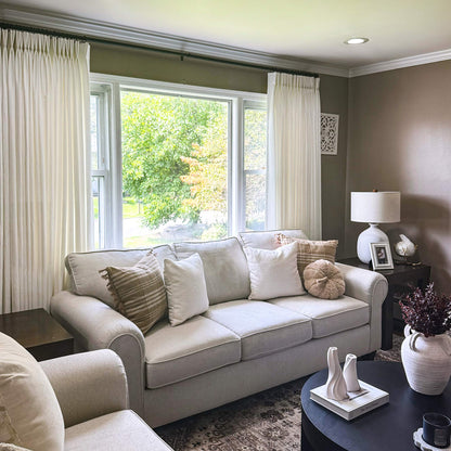 Oakley Cross Linen Texture Curtains