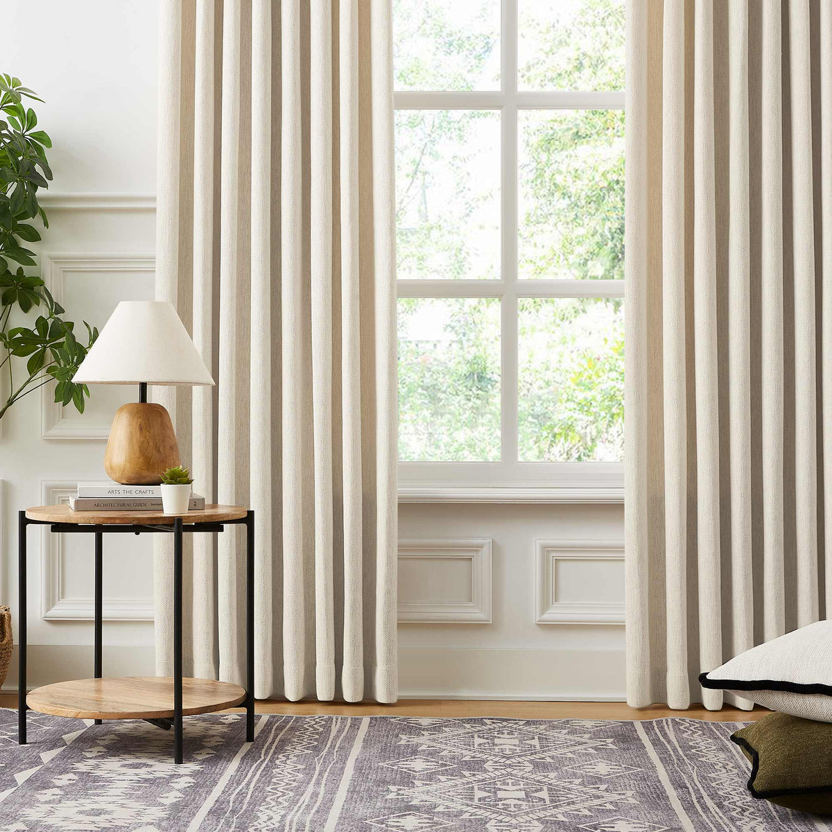 Penelope Retro Texture Curtains