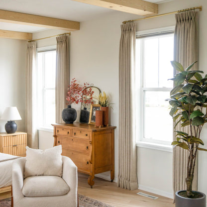 Penelope Retro Texture Curtains