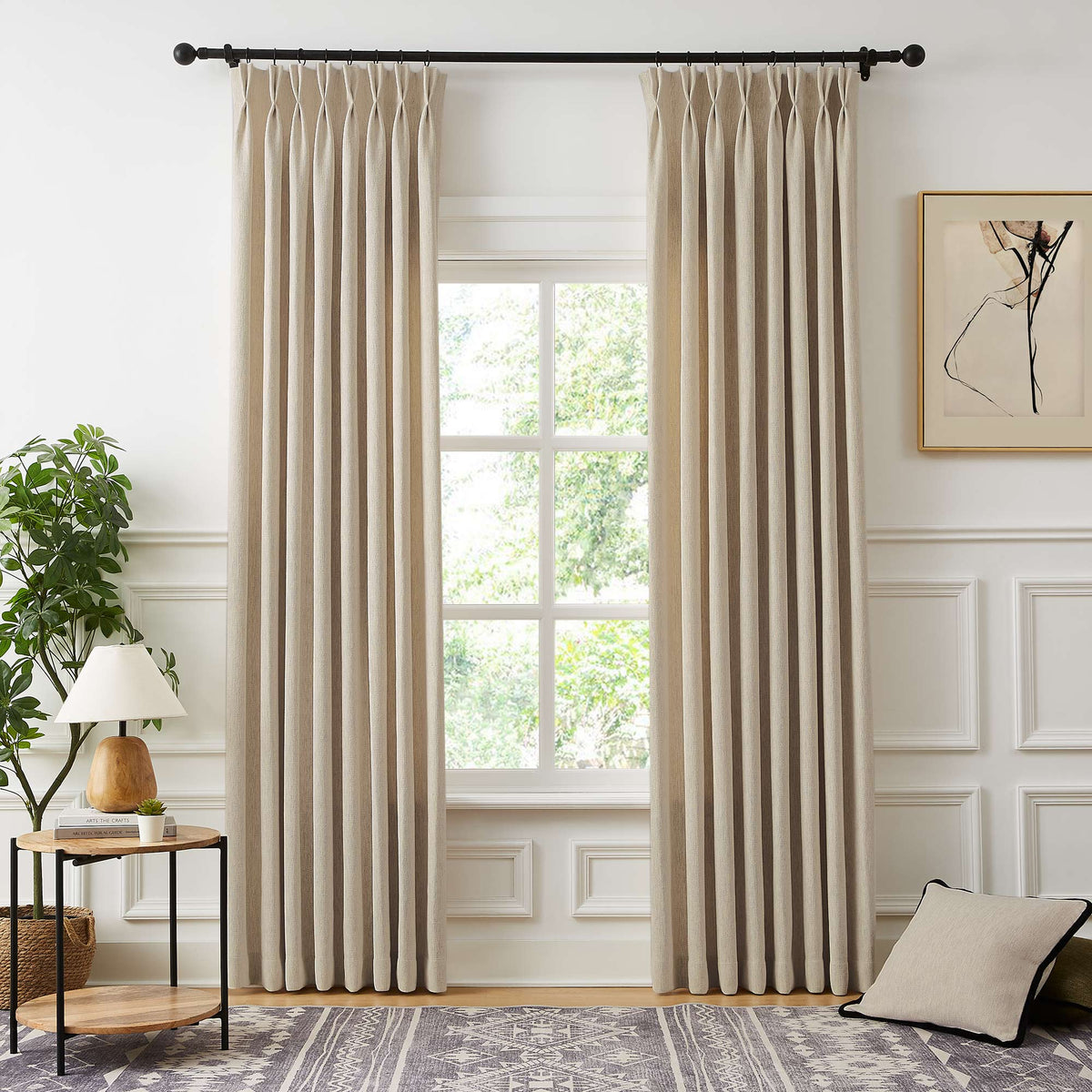 Penelope Retro Texture Curtains